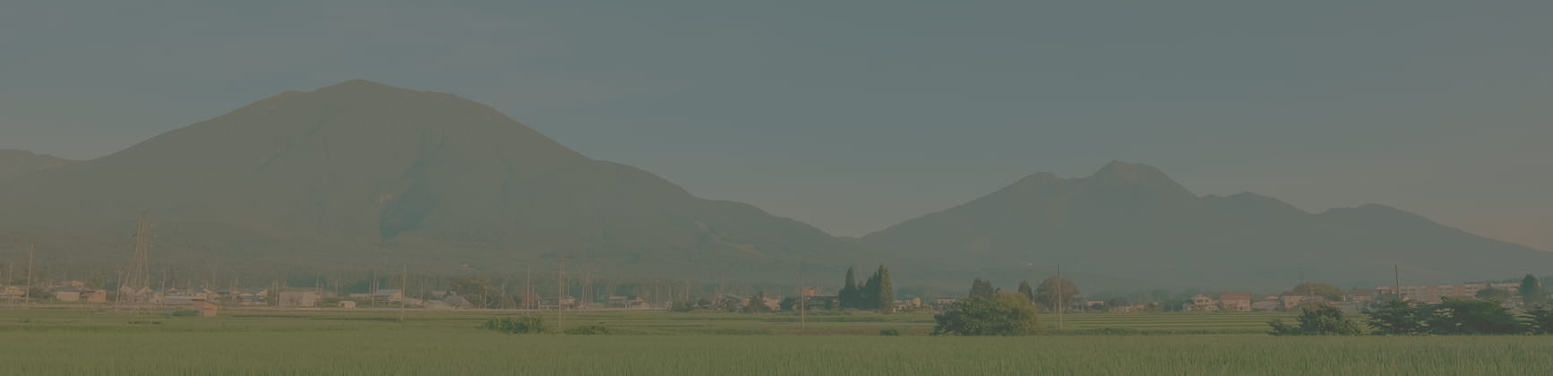 信濃町の里山の風景