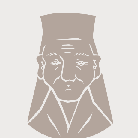 小林一茶のバストアップの似顔絵