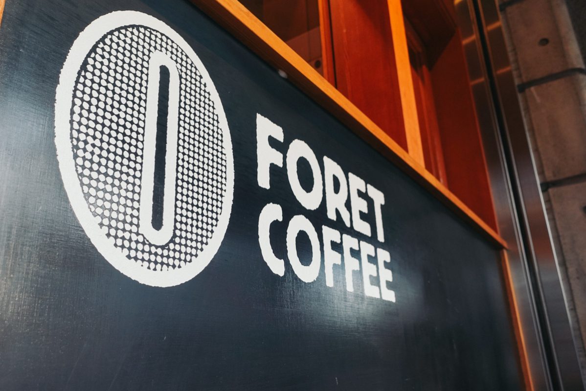 Foret coffee 看板