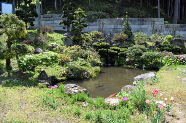 日本庭園つき