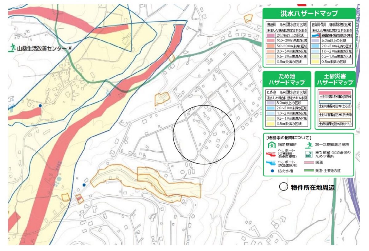【黒姫保養地】雄大な山々を間近に☆野尻 黒姫山【土地-20】のハザードマップ